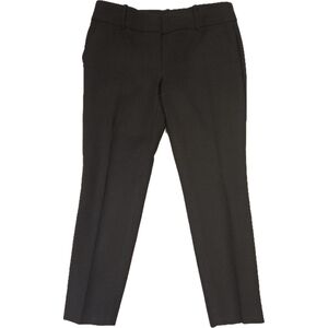 Ann Taylor Black Crop Straight Leg Pants 6 Petite